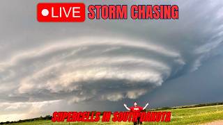 SUPERCELLS IN THE BADLANDS SOUTH DAKOTA LIVE STORM CHASER