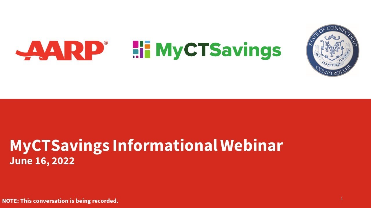 MyCTSavings Informational Webinar - June 2022