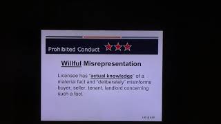 Material Facts #3, Willful & Negligent Misrepresentations