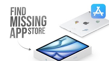 How to Find Missing App Store on iPad (tutorial)