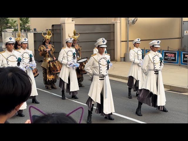 USJの2024ホラーナイト　ブルーローズ隊　衣装 Chisato K | location:Osaka/japan #USJ ブルーローズ隊の唱
