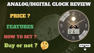 Analog & Digital Clock Review || Under (₹600) || Detail Description || Alarm Clock || Clock Setup