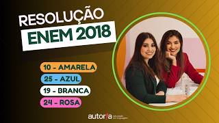 Enem 2018 - Autoria Linguagem - Questão 10 | Linguagens, prova amarela