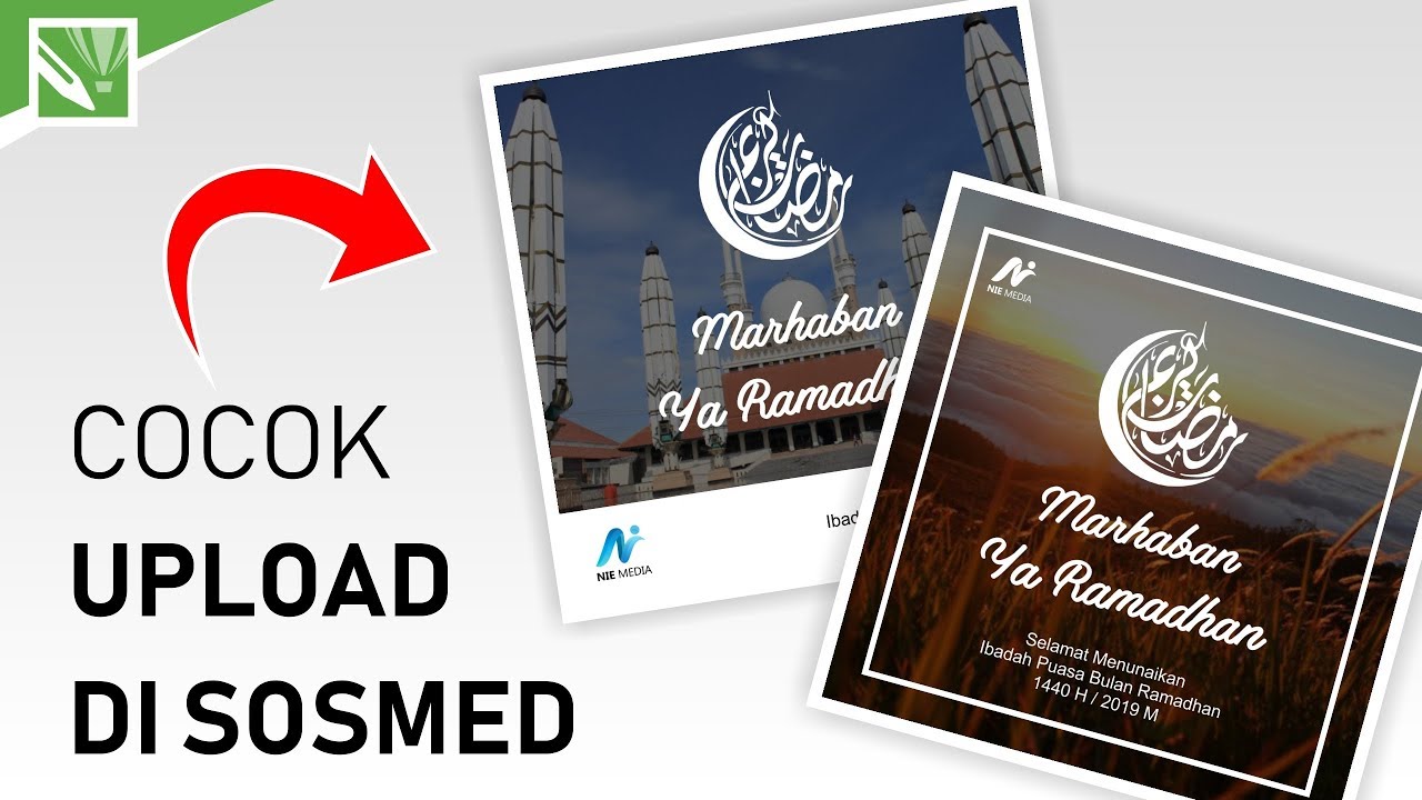 MUDAH Desain  Ucapan  Ramadhan  Untuk Sosmed Instagram 