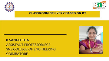 DT based classroom video on  SET | Cyber Forensics and Data Security  | SNS Institutions
