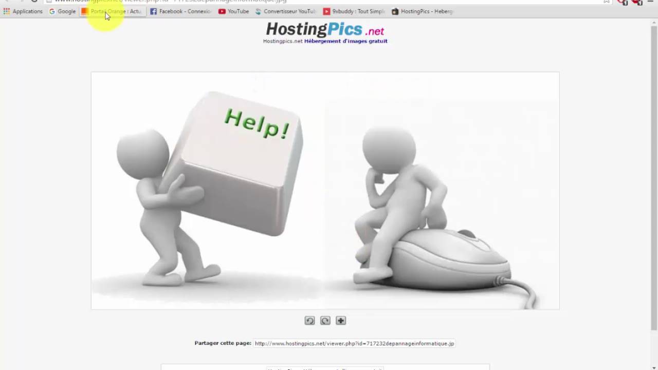 Intégrer une image dans un mail YouTube