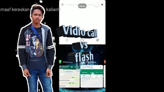 Cara nyalakan flash saat video call!