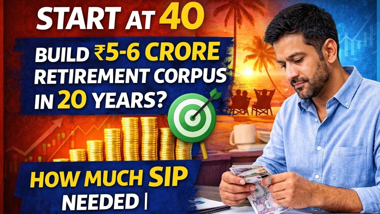 Start at 40 Build ₹5-6 Crore Retirement Corpus in 20 Years? How Much ...