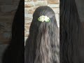 “Turn yarn into a beautiful hair pin 💛” #shorts #crochet