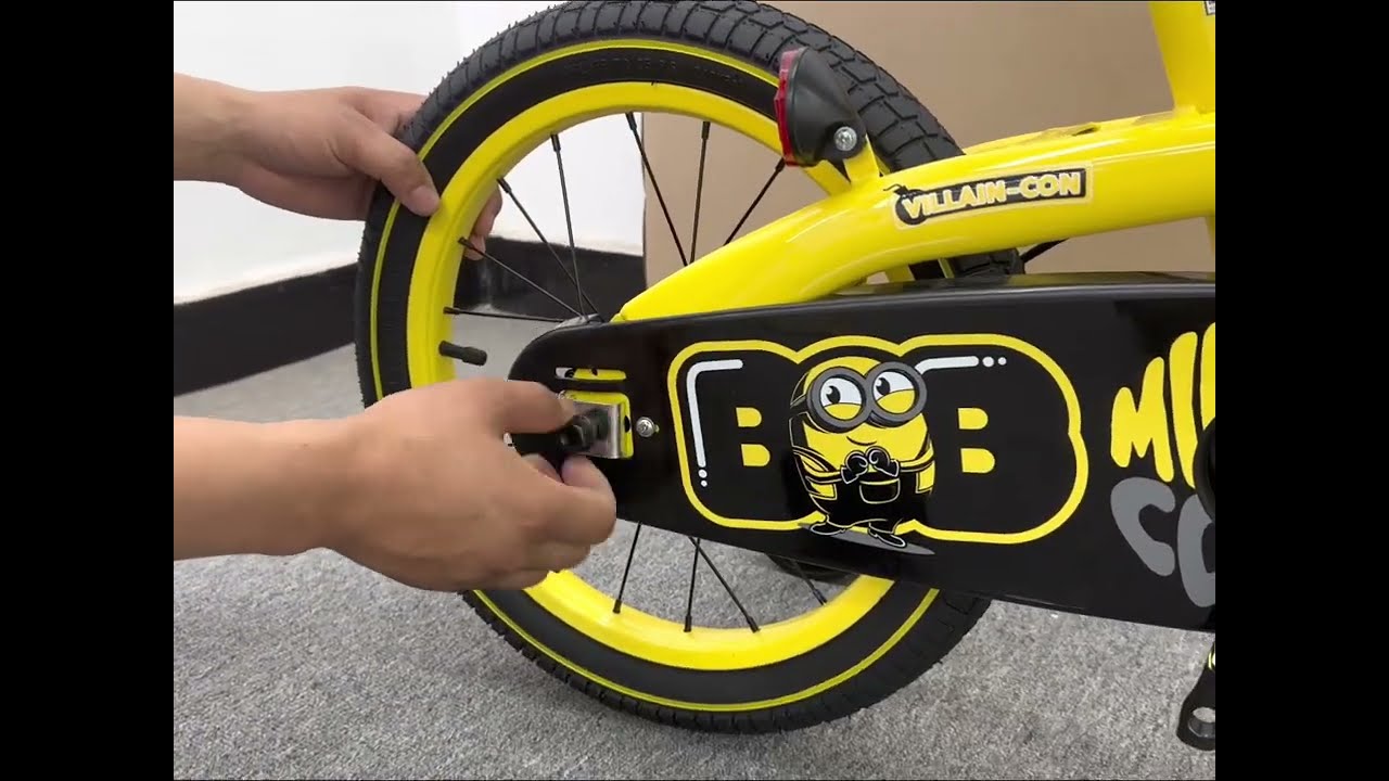 新モデルMinions (ミニオンズ) 子供・幼児自転車組み立て動画 - YouTube