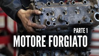 Forged Motor - 500 Abarth esseesse - Part 1 - Unmounting the engine - SUB EN ( Frank Citro )