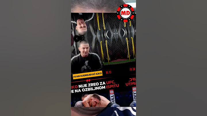 NOVO PONIŽAVANJE BOJKOVIĆA Nije zreo za UFC