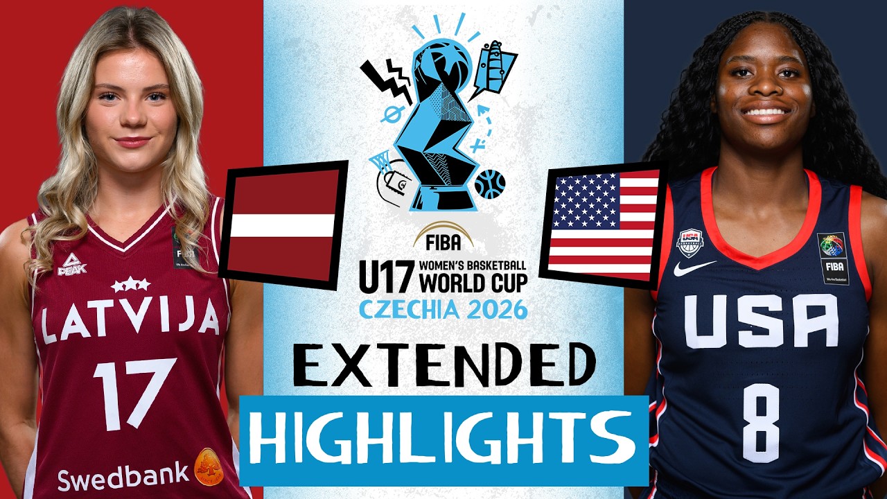 Latvia 🇱🇻 vs USA 🇺🇸 | GROUP PHASE EXTENDED HIGHLIGHTS | #FIBAU17 Women's World Cup