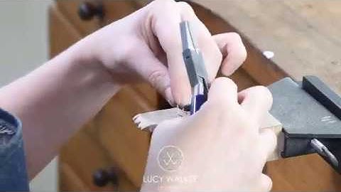 How to Form a Heavy Bezel for a Rose Cut Labradorite | Jewelry Making Class | Metalsmith Academy