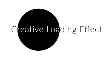 Creative Loading Effect  Invert Text Color | CSS |