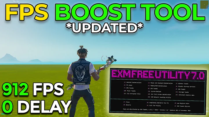 *ULTIMATE* FPS Boost Tool 🔧(Boost Fps, Lower Input Delay & Latency)