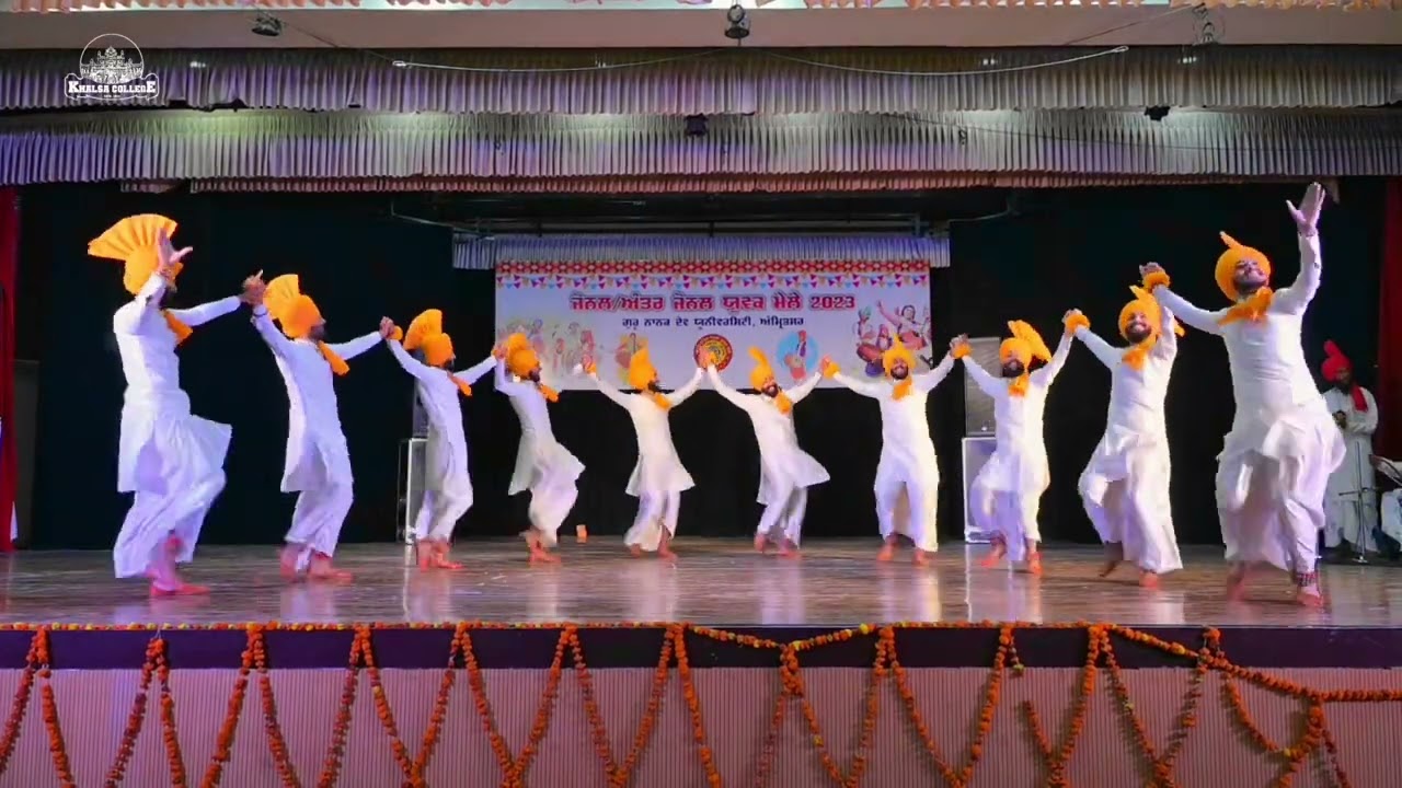 Jhumar 2023  Khalsa College Amritsar  Youth festival GNDU