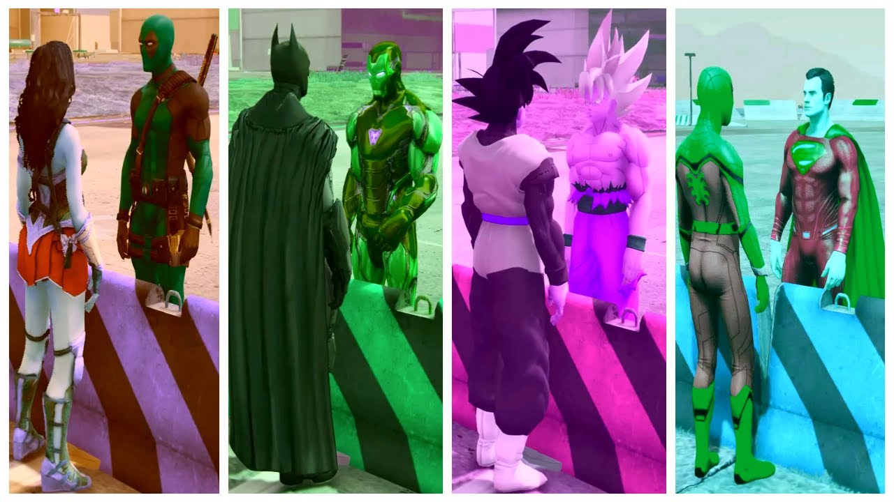 Dc vs Marvel Superhero Slap Challenge 