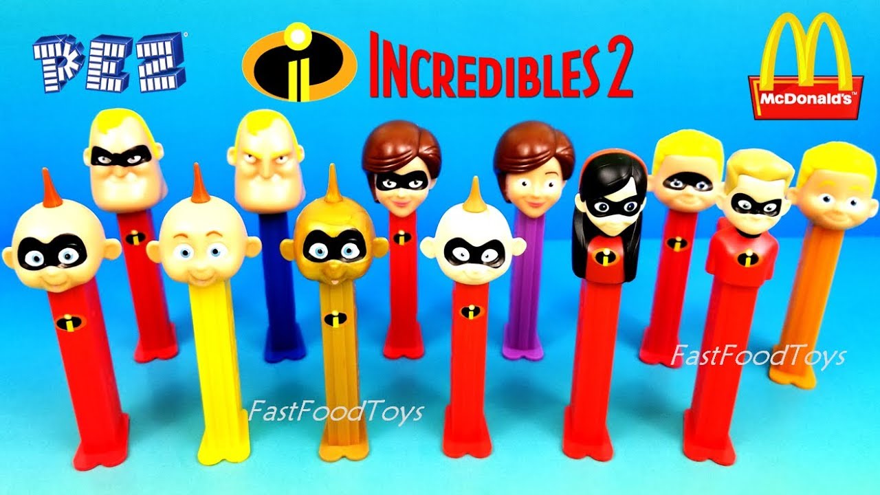 incredibles 2 mcdonalds toys