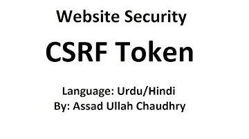 CSRF token Implementation Urdu/Hindi Part 2/2