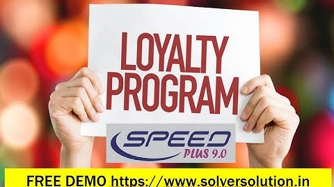 Speed Plus 9.0: Fully Customizable Loyalty Reward Point System Real Time Customer Feedback & Queries