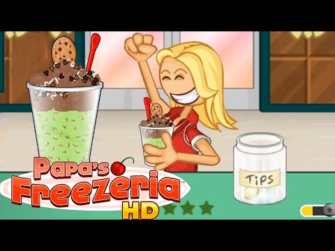 Papa's Freezeria HD Day 82 Breakfast Blast Mini Game 