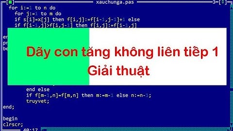 Dãy con tăng không liên tiếp 1 - The longest non consecutive sub sequence - Thầy Quách Văn Lượm