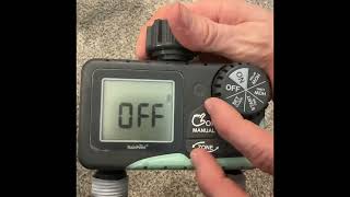 RAINPOINT Water Timer for Garden Hose - 2 Zone Sprinkler Timer