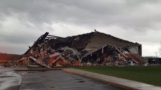 Possible tornado destroys church in Chesapeake
