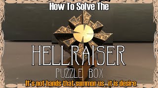 How to solve the Hellraiser Puzzle Box