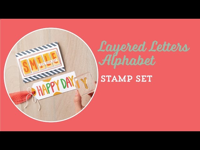 Layered Letters Alphabet Stamp Set by Stampin' Up! - YouTube