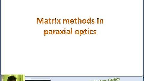 Lecture 05: Matrix methods