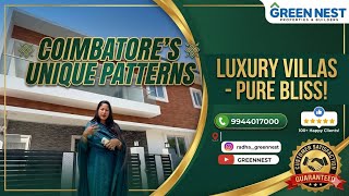 Customized East-Facing Villa –Designed by Greennest☎️9944017000,9629968759