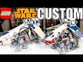 Custom LEGO Star Wars Republic Dropship with AT-OT! (Republic Bricks)