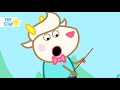 Dolly and Friends.  Uncontrollable broom. Funny Cartoon for Kids