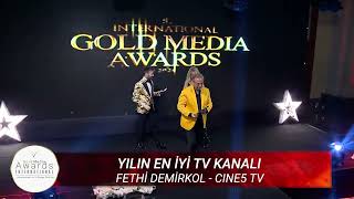 5. Uluslararası Altın Medya Ödülleri - Fethi Demirkol Cine5 Tv Resimi