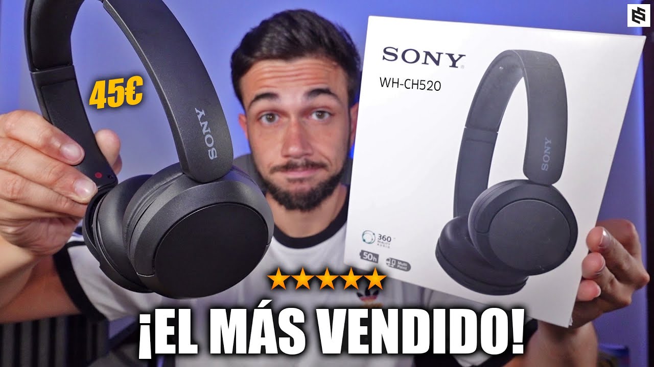 Auriculares Inalámbricos Diadema Sony WH-CH520O - Azul