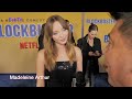 Madeleine Arthur arrives in all black for the &quot;Blockbuster&quot; premiere in Hollywood!
