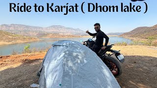 Ride and camping at hidden spot in Karjat 😍 | Sunday ride 🏍️