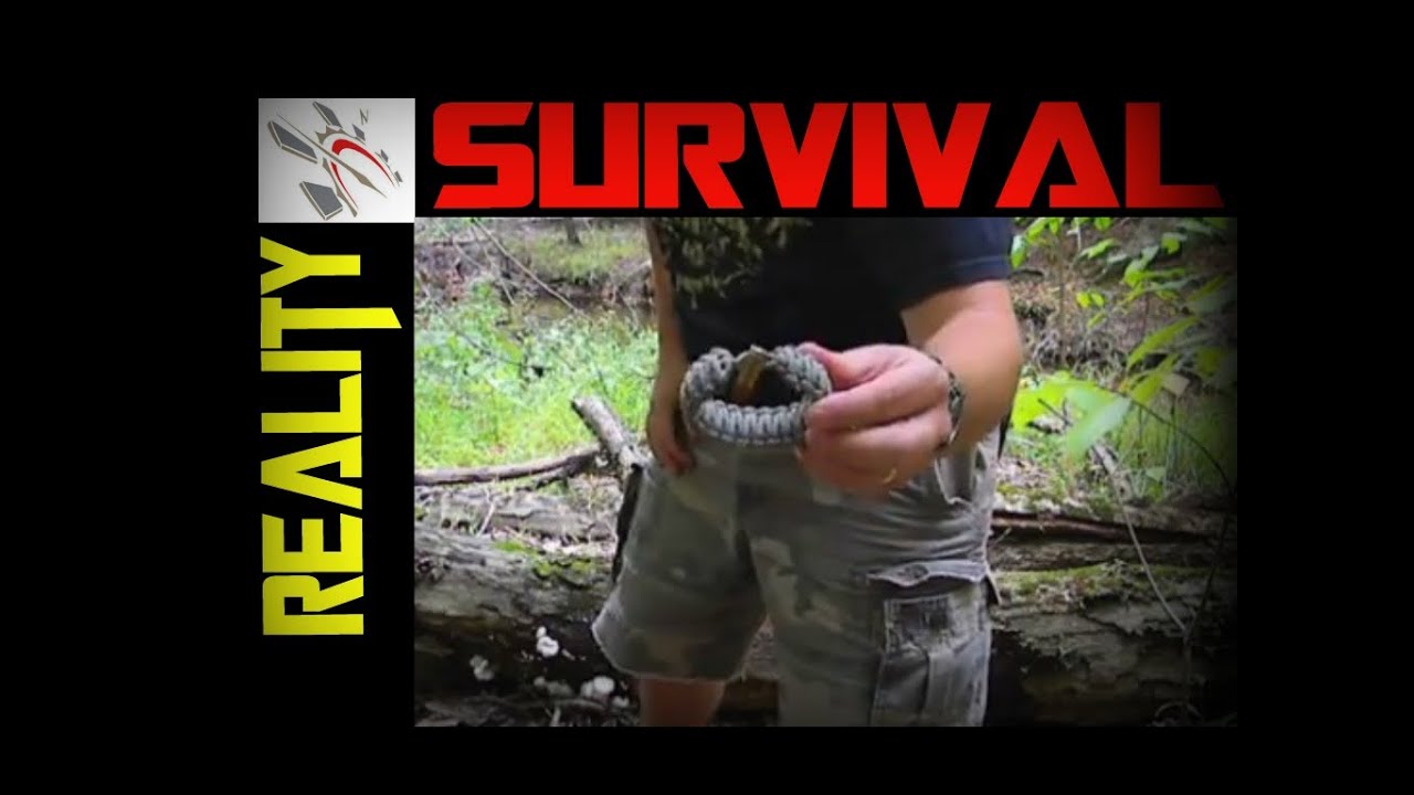 Camping Gear: A2S Survival Paracord Bracelet Review + Fire Demo - YouTube