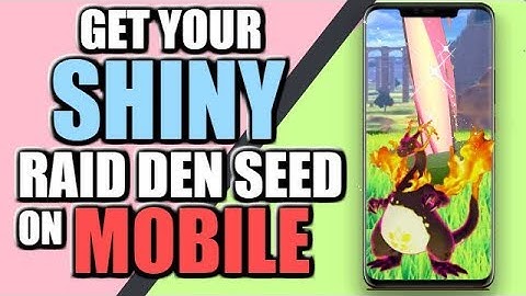 Get SHINY Raid Den Seed with MOBILE ONLY (No computers) in Pokemon Sword and Shield