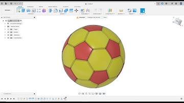 Design of Soccer Ball with Fusion 360 in Just 9 minute