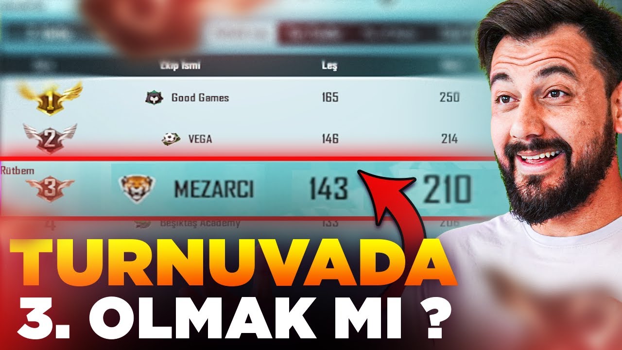 TURNUVADA 3. OLMAK MI ? / PUBG MOBILE