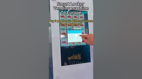 Farm produce smart locker vending machines.