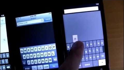 iOS, Android, Windows Phone 7 Browser Test