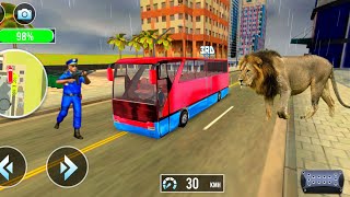 City Coach Bus Simulator 3D -Android Gameplay screenshot 2