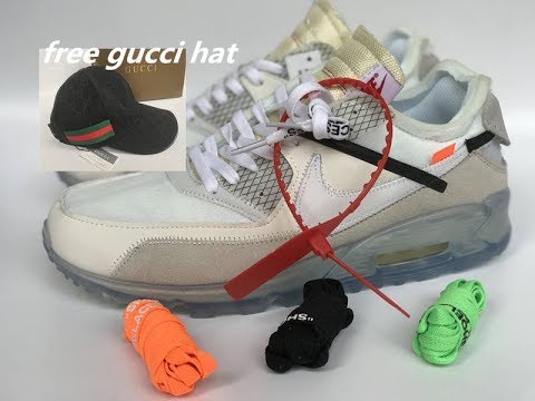 OFF WHITE NIKE AIR MAX 90 REVIEW +FREE 