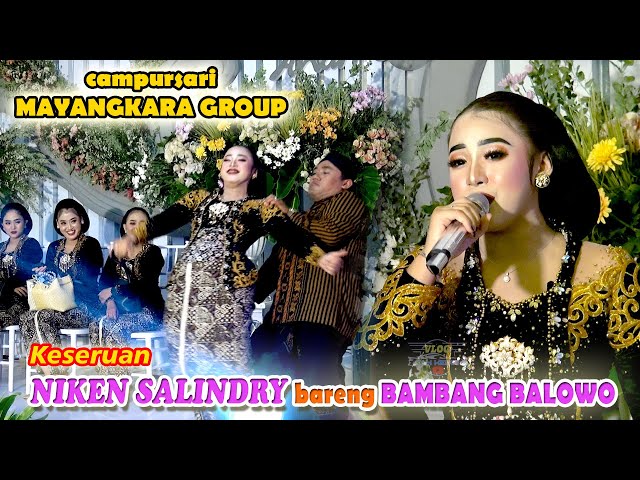 NIKEN SALINDRY & BAMBANG BALOWO bikin ngakak penonton BARENG mayangkara group class=