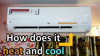 How does a hot and cold AC (Heat-pump) work simple explanation