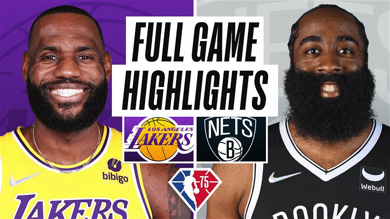 LAKERS at NETS FULL GAME HIGHLIGHTS January 25, 2022